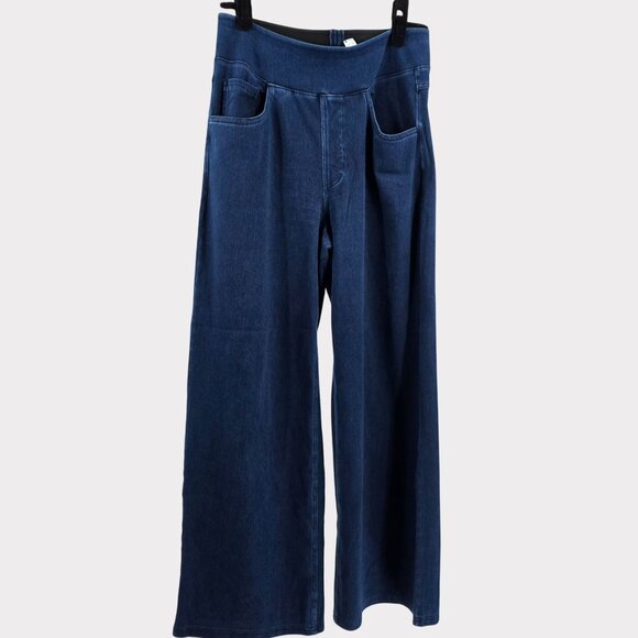 HALARA Pants - Halara Womens Denim Wide-Leg Pants M Petite Cotton Blend